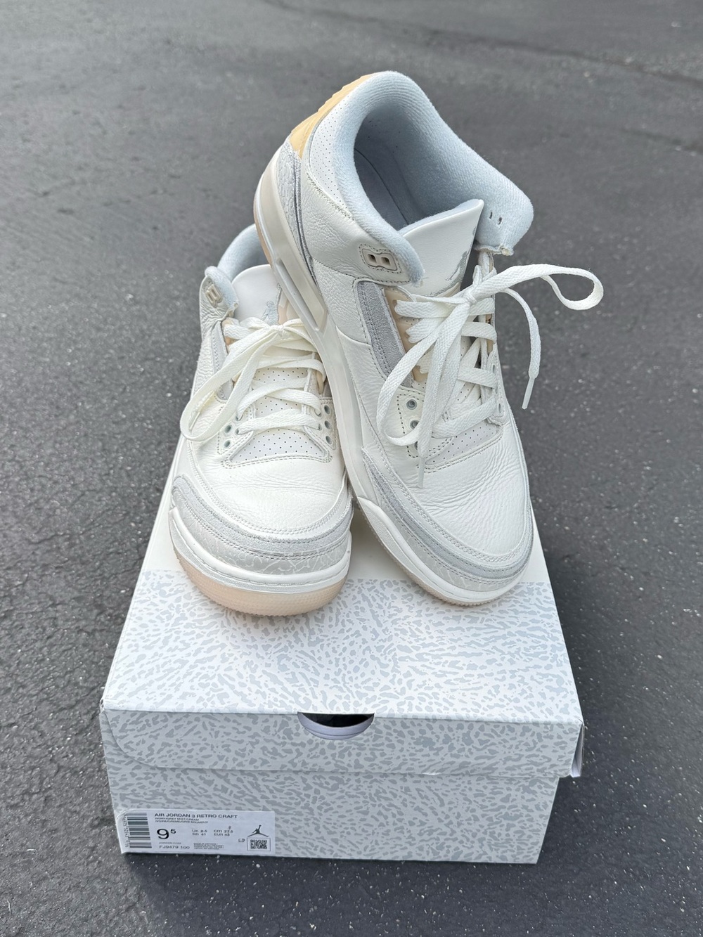 Nike Air Jordan 3 Retro SE Craft “Ivory” Men’s Size 9.5 w/ Original Box